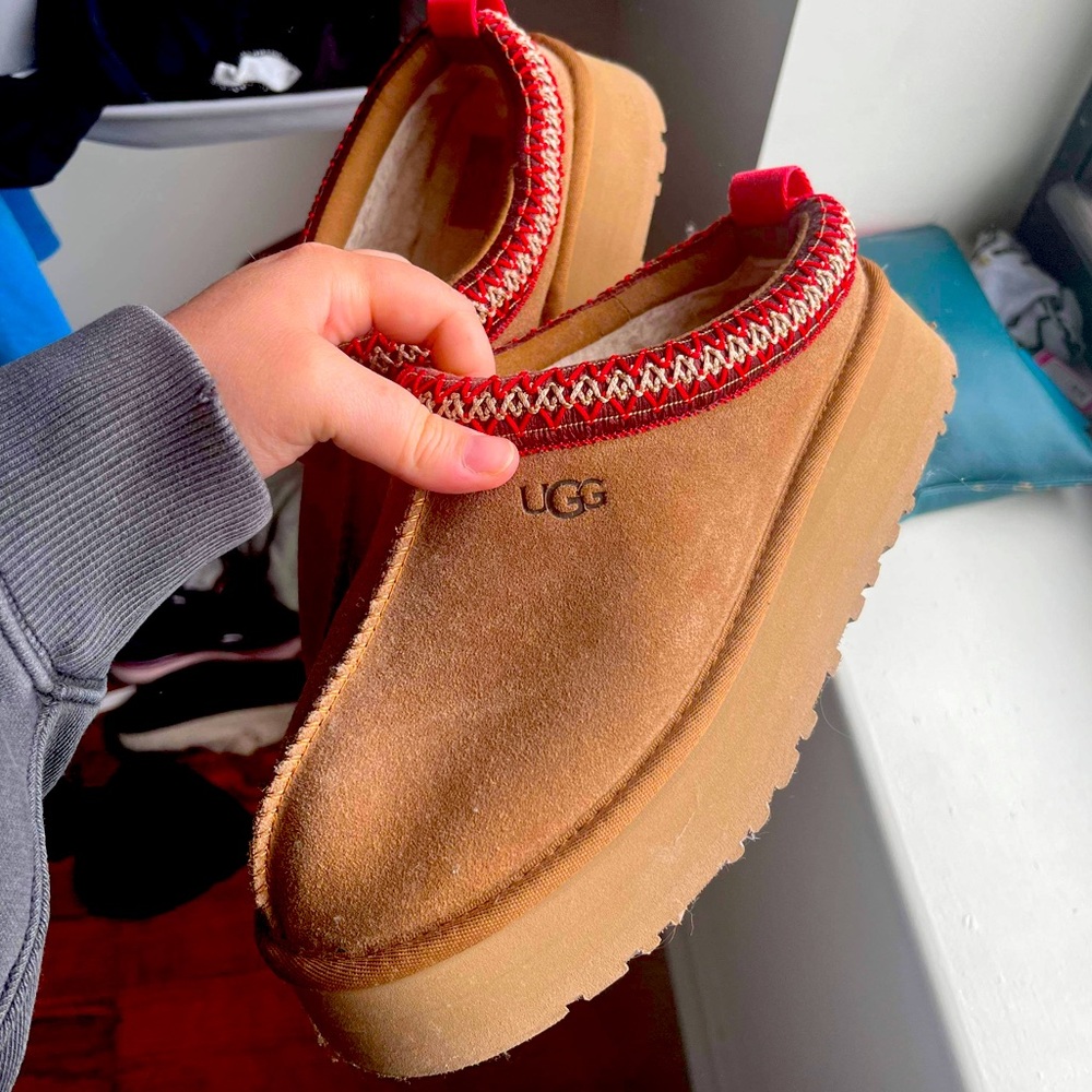 UGG Platform Tasman in Chestnut